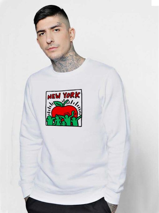 Junk Food New York Sweatshirt Keith Haring