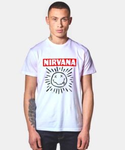 Nirvana Smiley Burst T Shirt