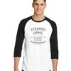 Steamed Hams Burger Sleeve Raglan Tee