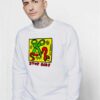 Stop AIDS 1989 Vintage Sweatshirt Keith Haring