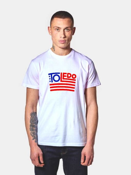 Toledo USA Flag T Shirt