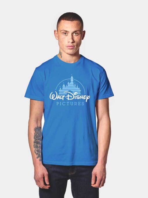 Walt Disney Pictures Light Blue T Shirt