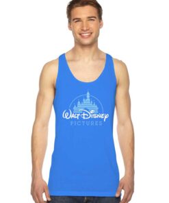 Walt Disney Pictures Light Blue Tank Top