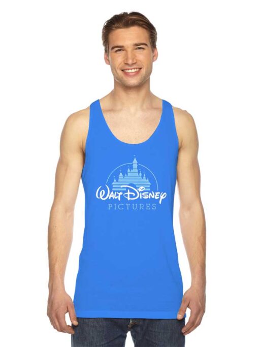 Walt Disney Pictures Light Blue Tank Top