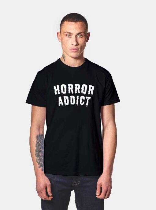 Horror Addict Dripping Logo