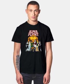 Alpha Flight Heroes T Shirt