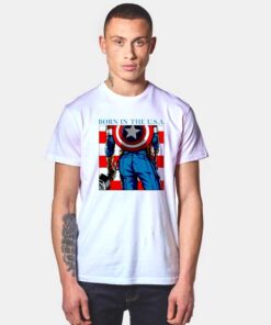 Captain Born In The USA T Shirt