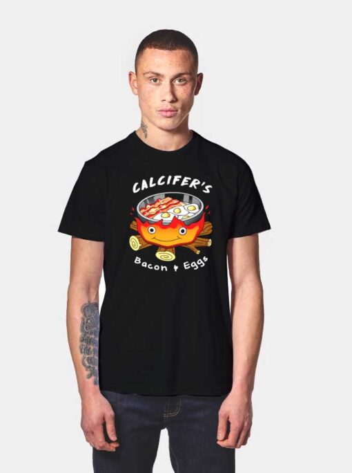 Calcifer's Bacon And Eggs T Shirt