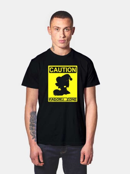 Caution Padoru Zone Santa T Shirt