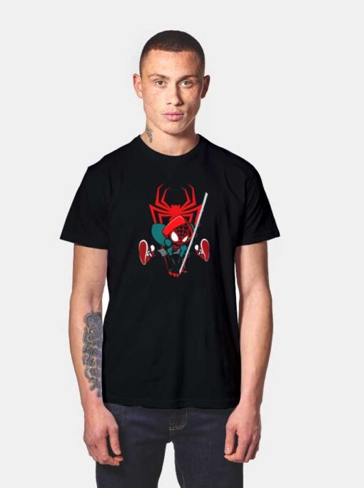 Chibi Into Spiderverse T Shirt