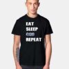 Eat Sleep Cod Repeat T Shirt