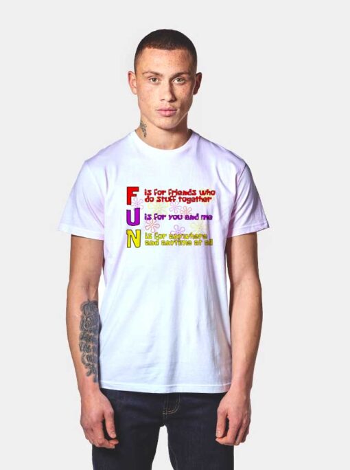 FUN Song Spongebob T Shirt