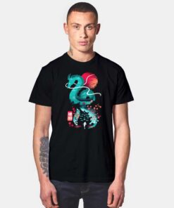 Haku Ukiyoe Dragon T Shirt