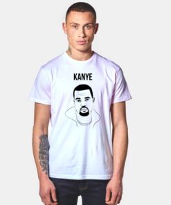 Kanye West White Face T Shirt