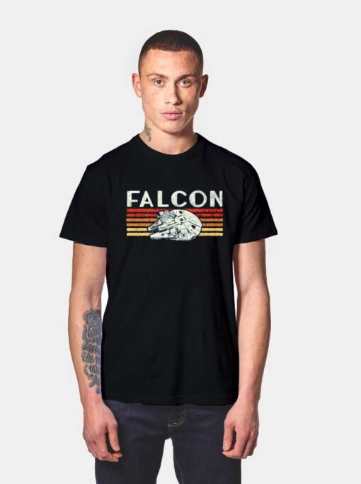 Millenial Falcon Ship T Shirt