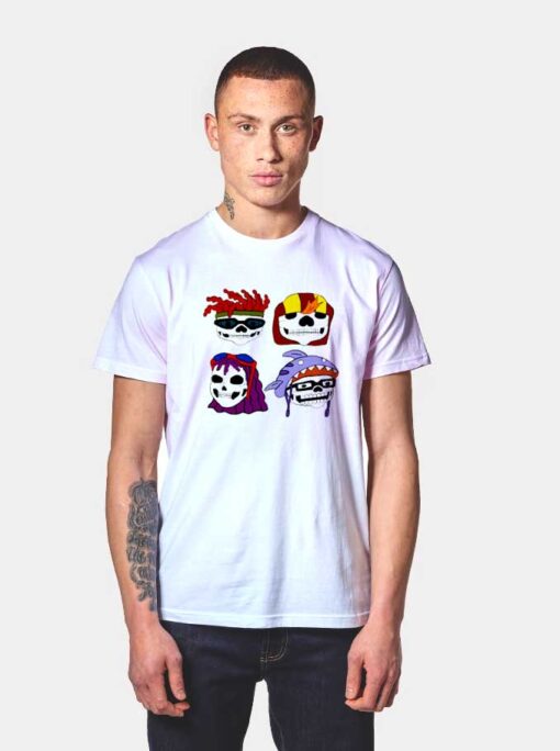 Rocket Power Skulls T Shirt