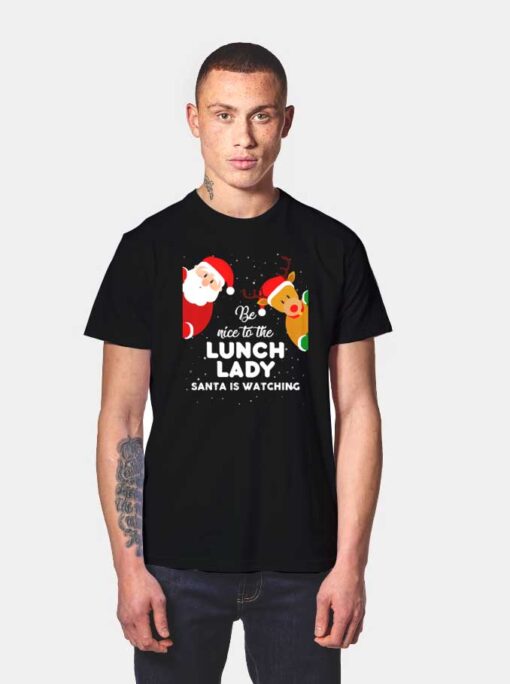 Santa Is Watching T Shirt