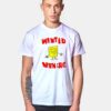 Spongebob Wanted Maniac T Shirt