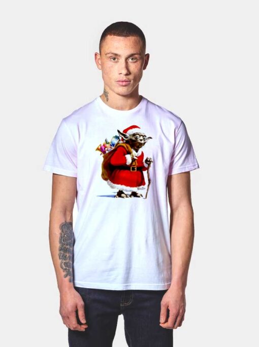 Star Wars Yoda Christmas T Shirt