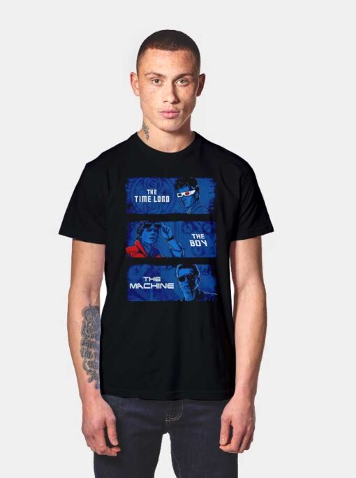 Terminator And Time Traveller Club T Shirt