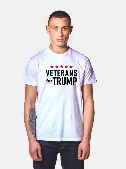 Veterans For Trump T Shirt