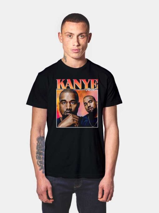 Vintage Kanye West Poster T Shirt