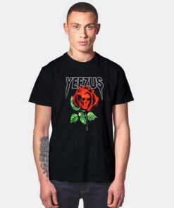 Yeezus Rose Skeleton T Shirt