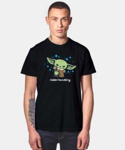 Baby Yoda Hello Foundling T Shirt