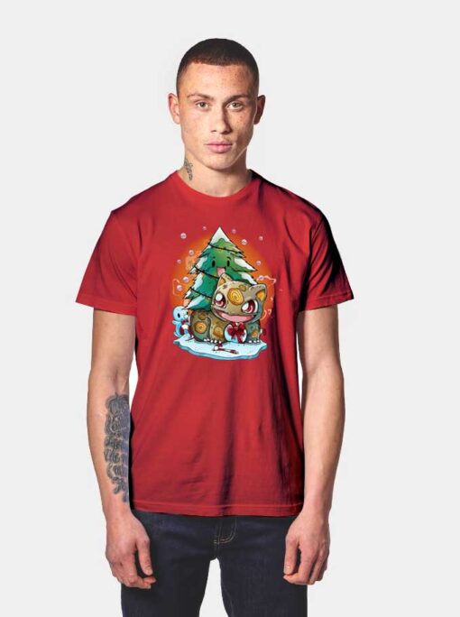 Bulby Christmas Tree Pokemon T Shirt