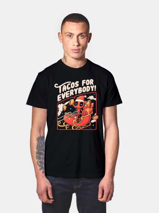 Deadpool Santa Tacos T Shirt