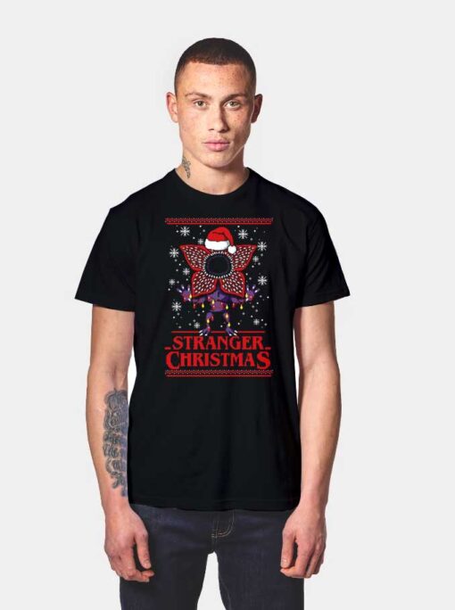 Demogorgon Stranger Christmas T Shirt