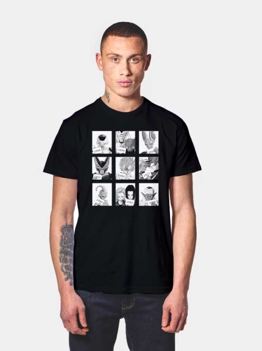 Dragon Ball Villains T Shirt