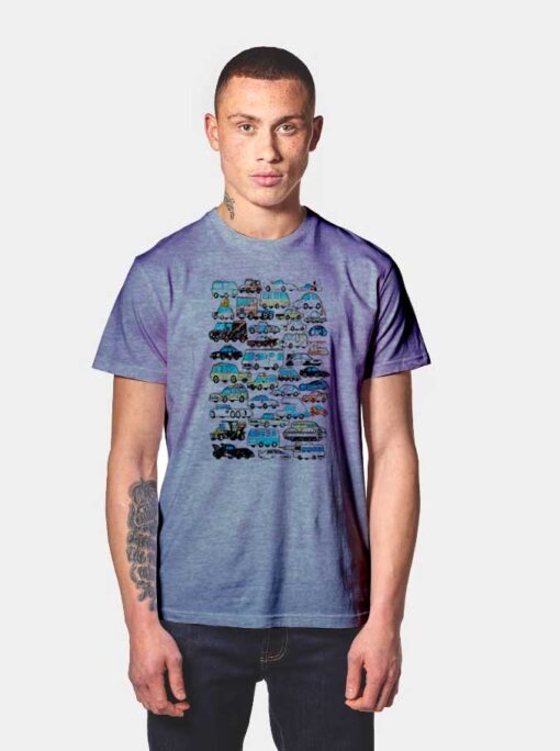 Famous Cars Mysteri Machine T Shirt