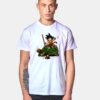 Goku Riding A Turtle T Shirt