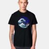 Kanagawa Great Wave Mickey Mouse T Shirt