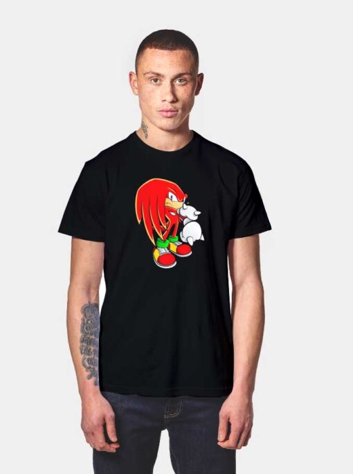 Knuckles Sonic Character T Shirt