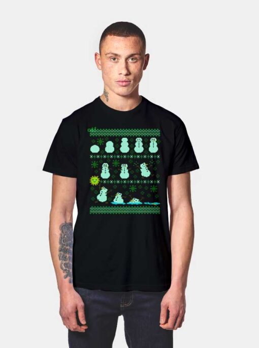 Life Cycle Of A Snowman T Shirt