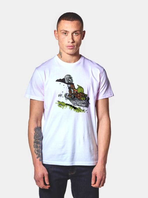 Mandalorian And Baby Yoda T Shirt