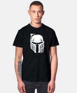 Mandalorian Scum Skull Helmet T Shirt