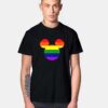 Mickey Mouse Face Gay T Shirt