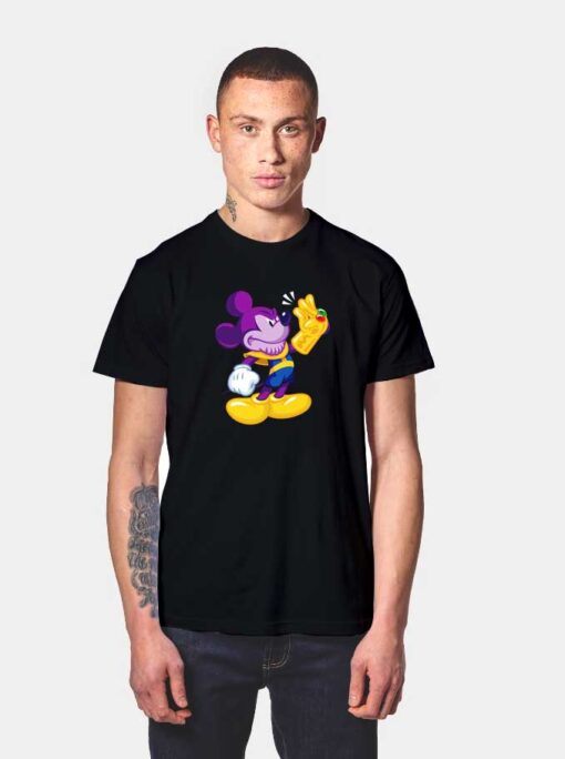 Mickey Mouse Thanos T Shirt