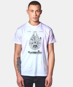 Millenium Falcon Patent T Shirt