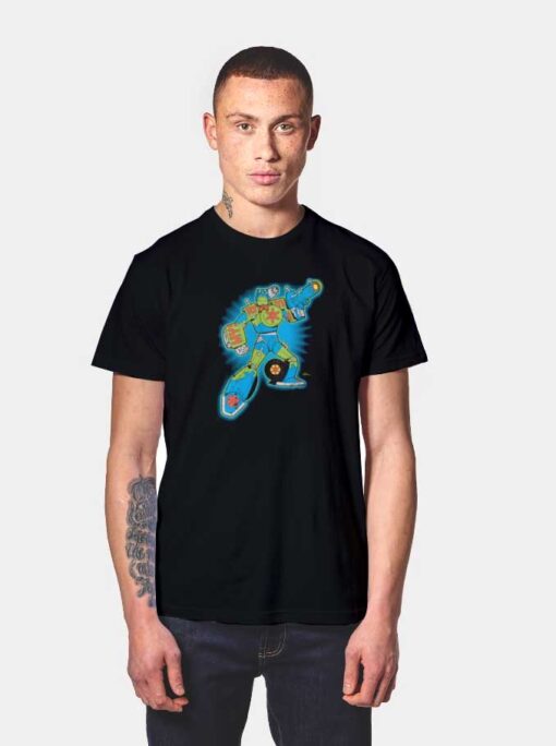 Mystery Mech Robot T Shirt