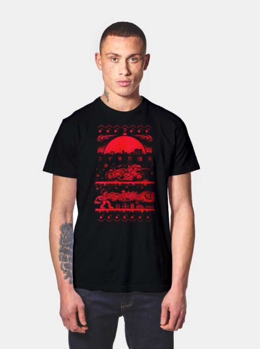 Neo Tokyo Anime Christmas T Shirt