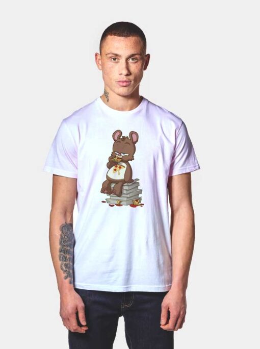 Pizza Bear Maniac T Shirt