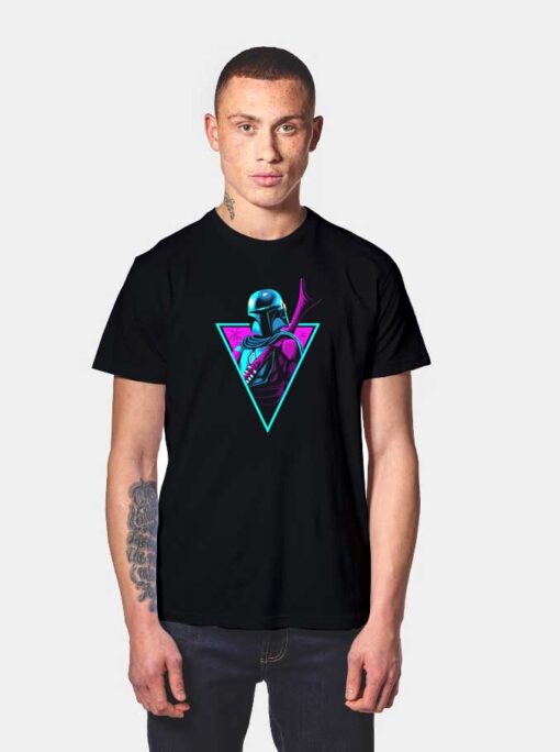 Retro Mandalorian Logo T Shirt