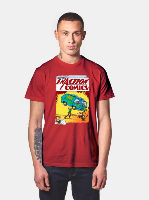 Scooby Snaction Comics T Shirt