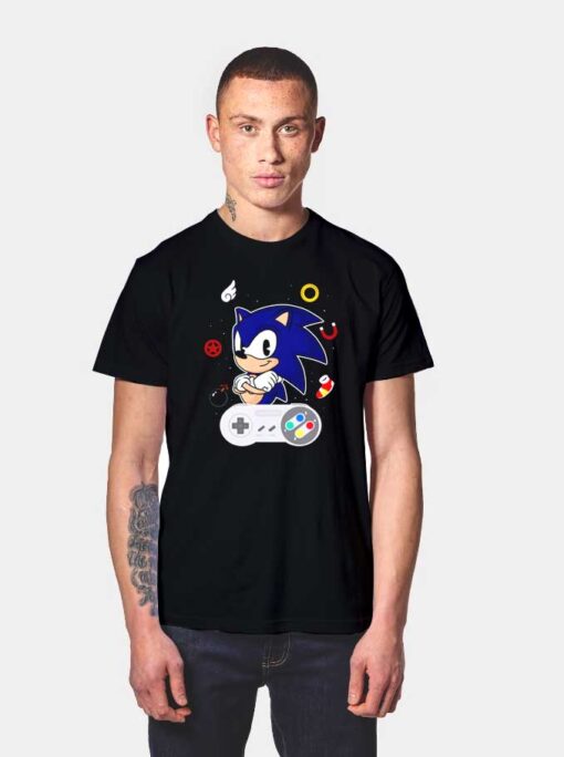 Sonic And Console Game T Shirt