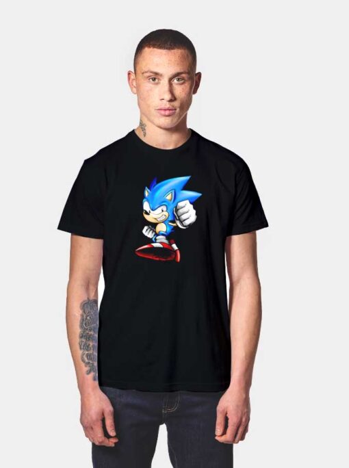 Sonic Flying Punch T Shirt