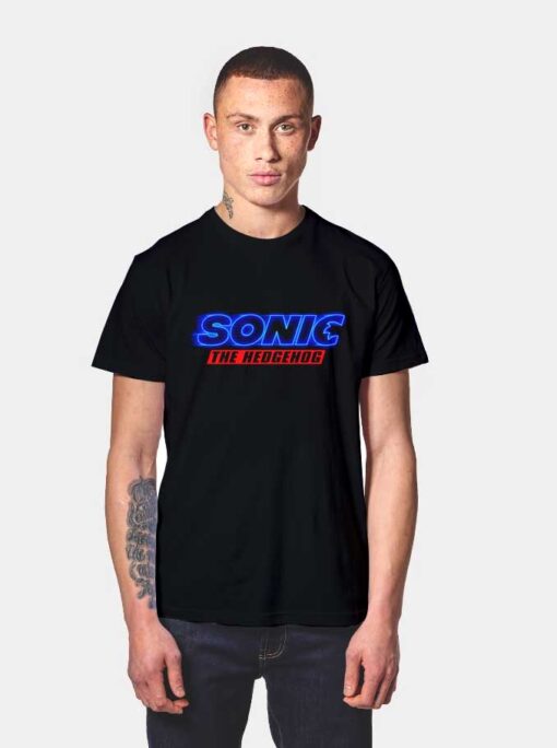 Sonic The Hedgehog Neon T Shirt